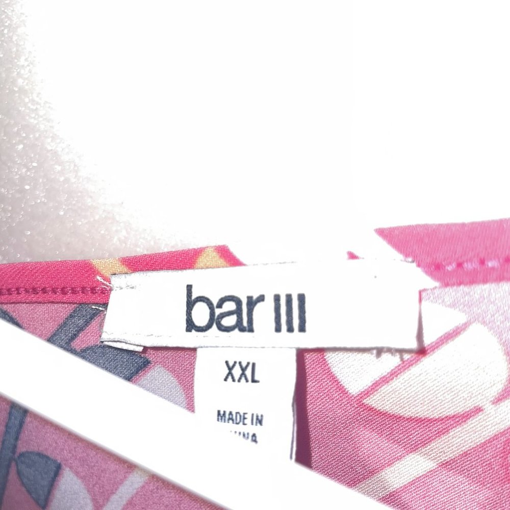 Nwt Bar Iii Multi-Color/ Design Blouse - image 2